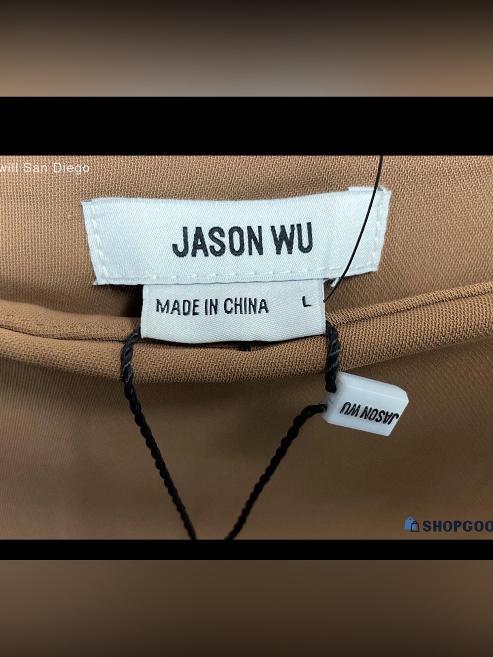 Jason Wu Camel Tailored Skort Quiet Luxury Minimalist Designer Size L - Picture 5 of 7
